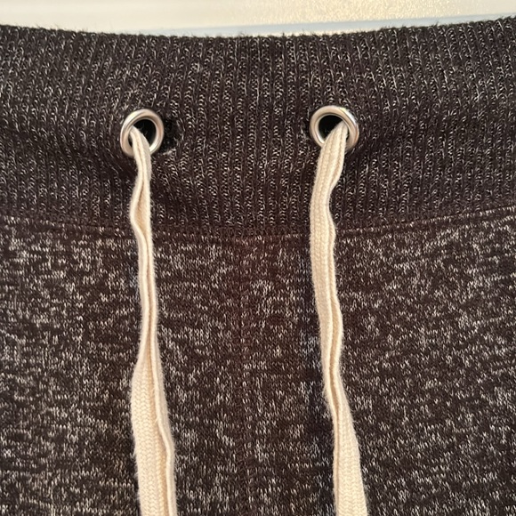 Super soft J Crew Factory Marled Sweatpant in Signature Cozy Yarn in black - Picture 3 of 14